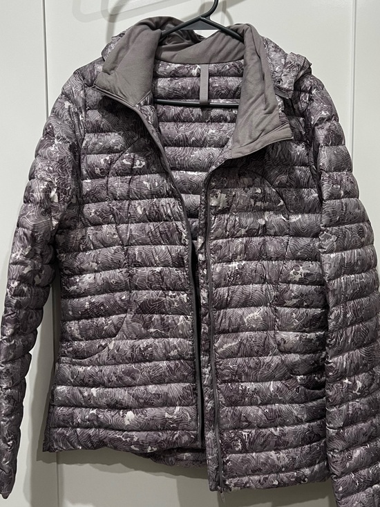 lululemon athletica Jackets & Blazers - lululemon athletica Quilted Packable Puffer Jacket - Dusty Purple Print